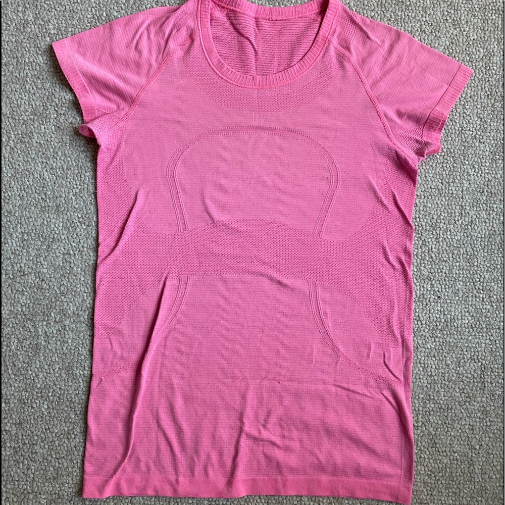 Pink Lululemon Swiftly Tech Short Sleeve!